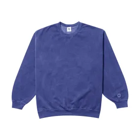 Effortless Style Sleek Design Essentials Vintage Washed Sweater - Navy