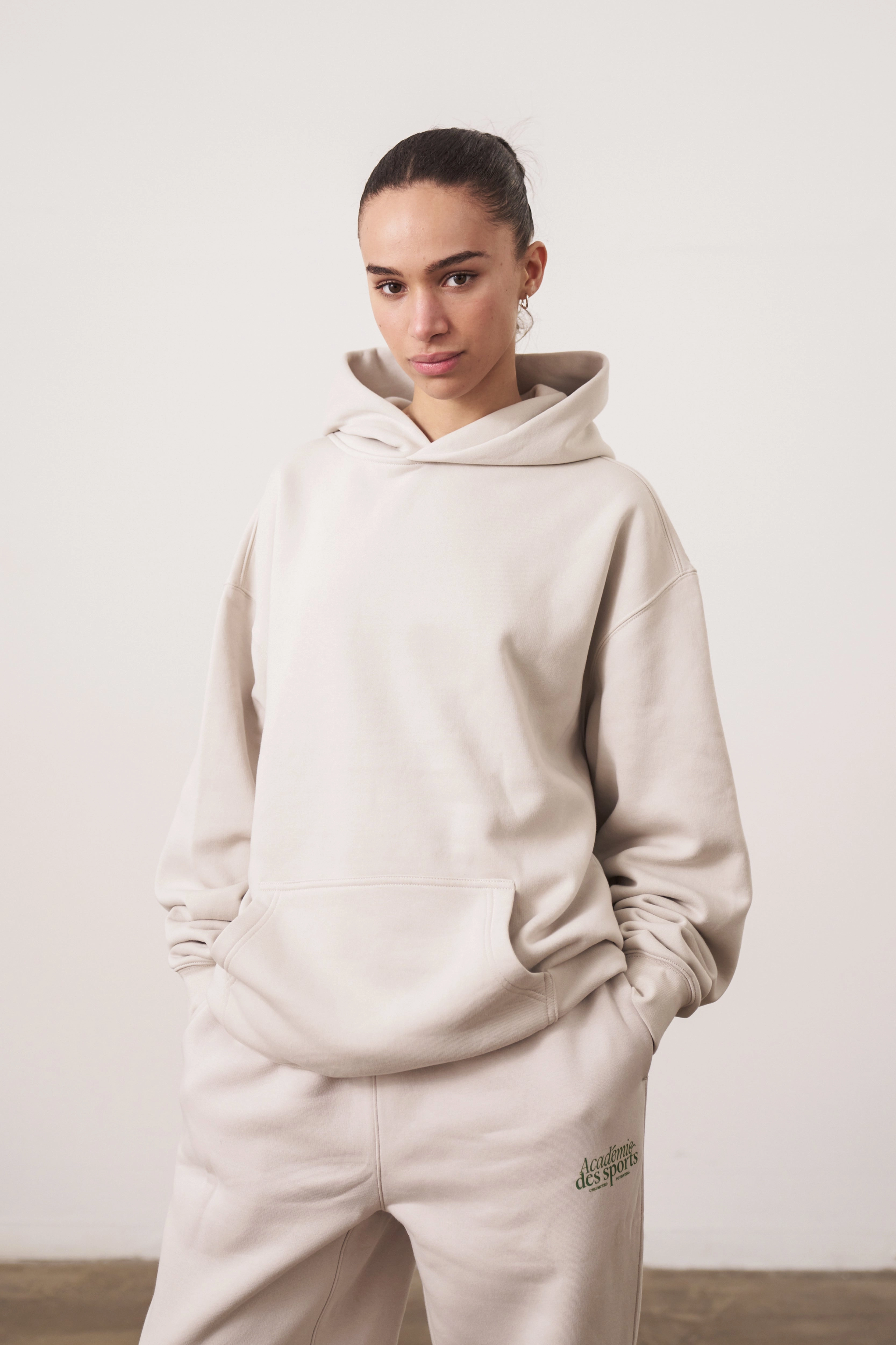 Neutral palette surfing clothes Essentials Premium Hoodie - Bone