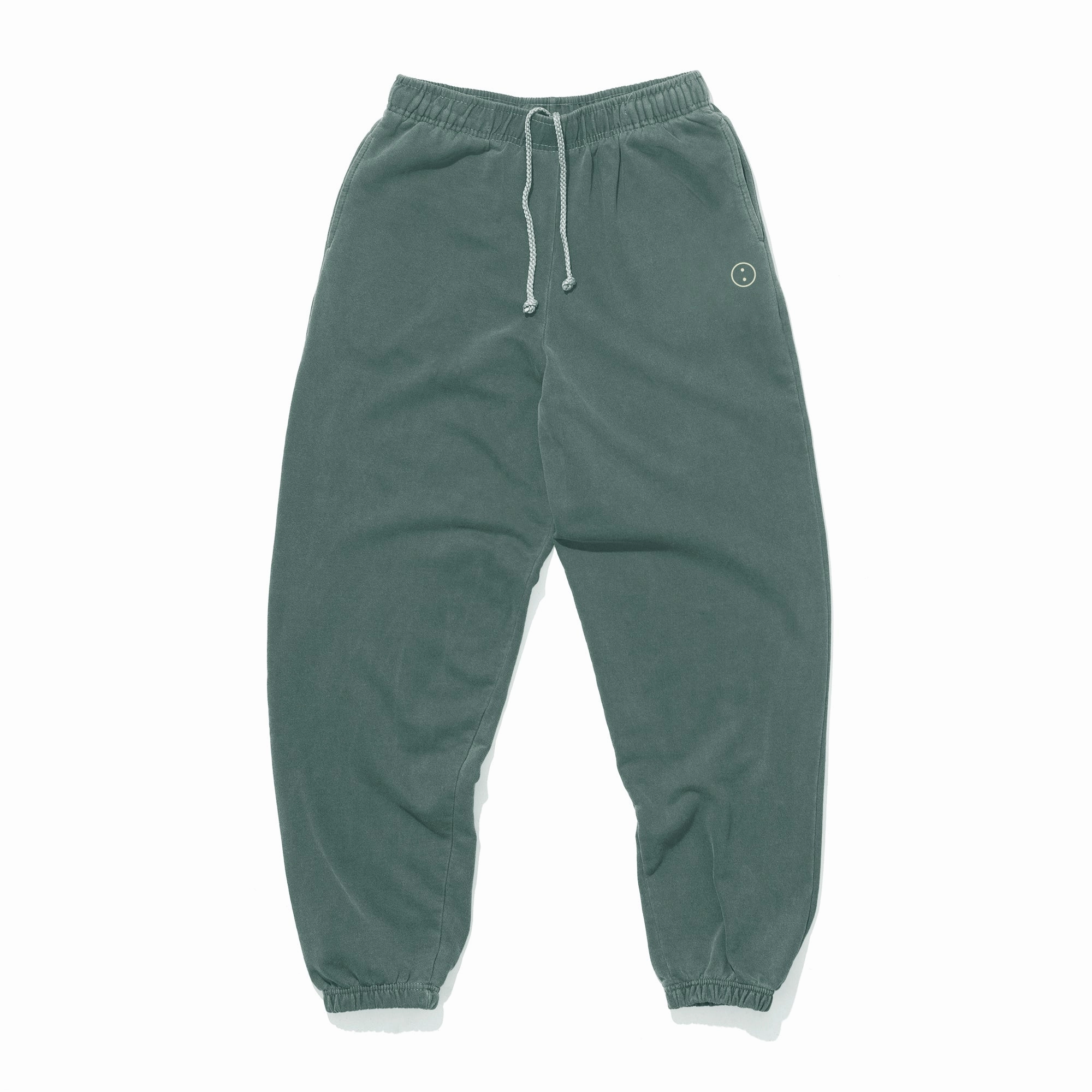 Essentials Vintage Washed Joggers - Forest Cozy Design Sport Fit