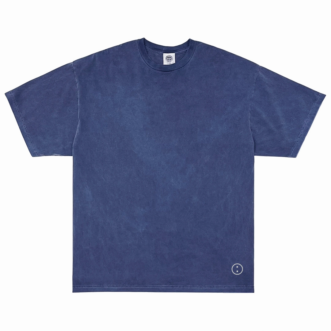 Soft and Light Fashion Top Essentials Vintage Washed Tee - Navy