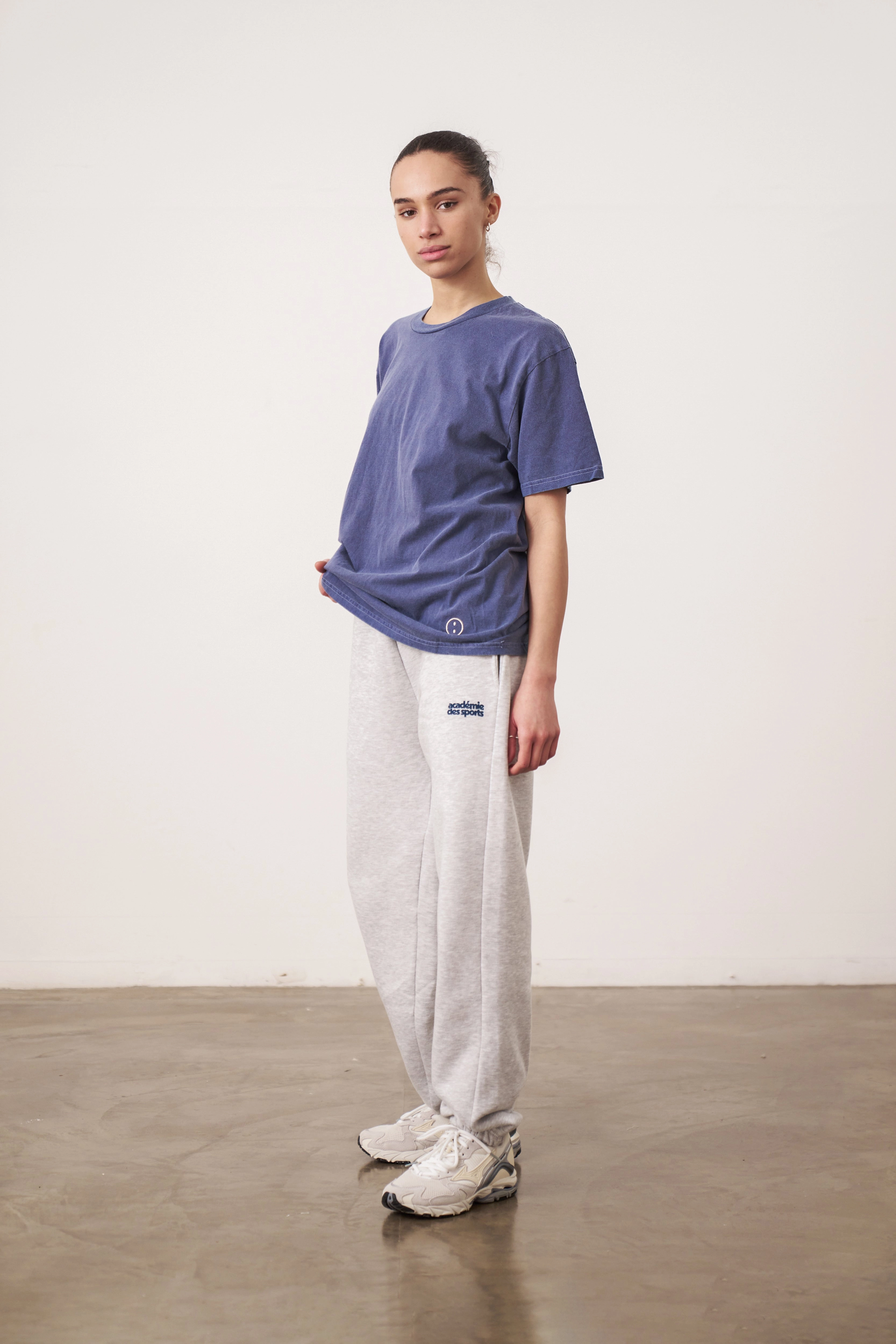Light Design Essentials Vintage Washed Tee - Navy