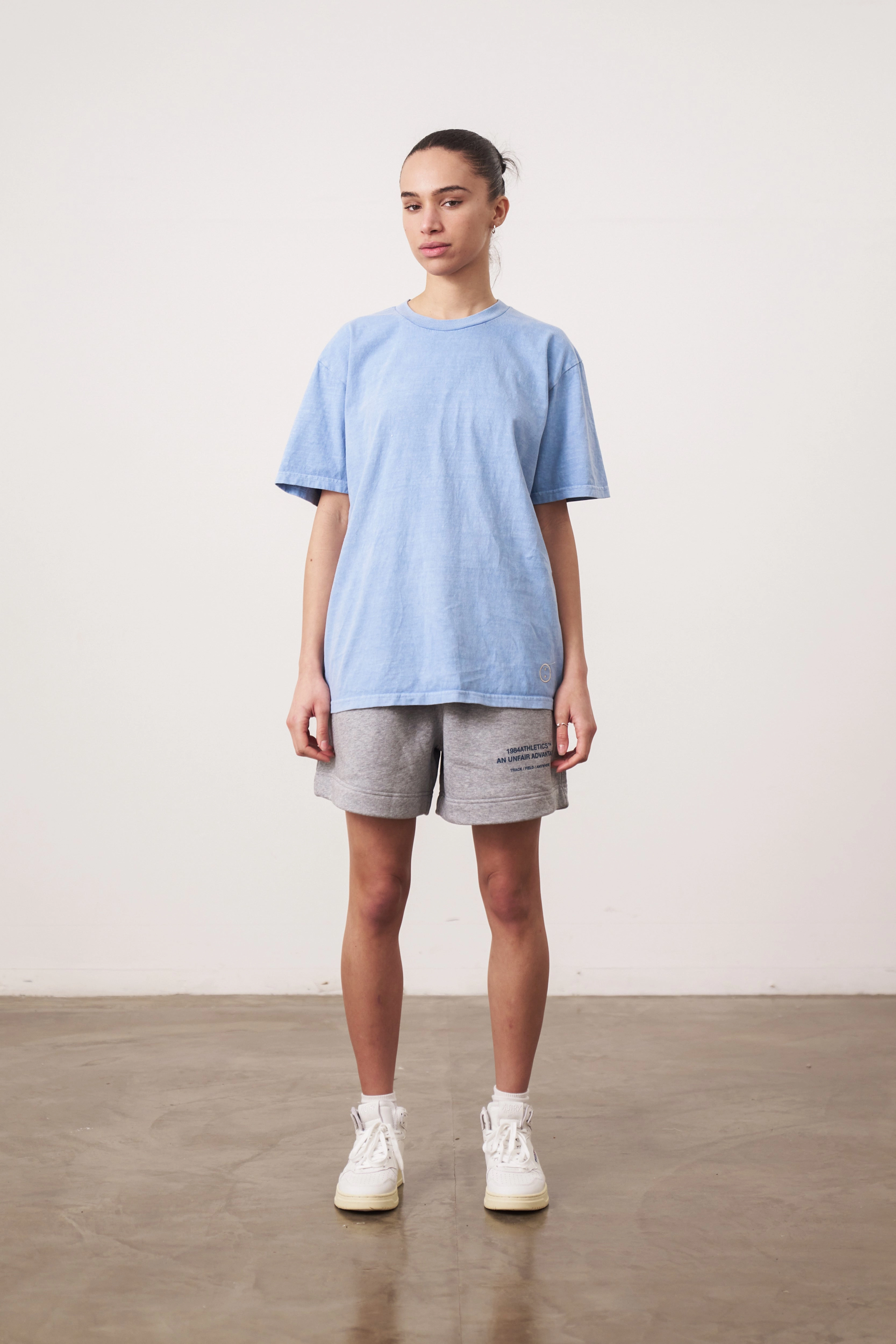 AntiBacterialTreatment Essentials Vintage Washed Tee - Powder Blue