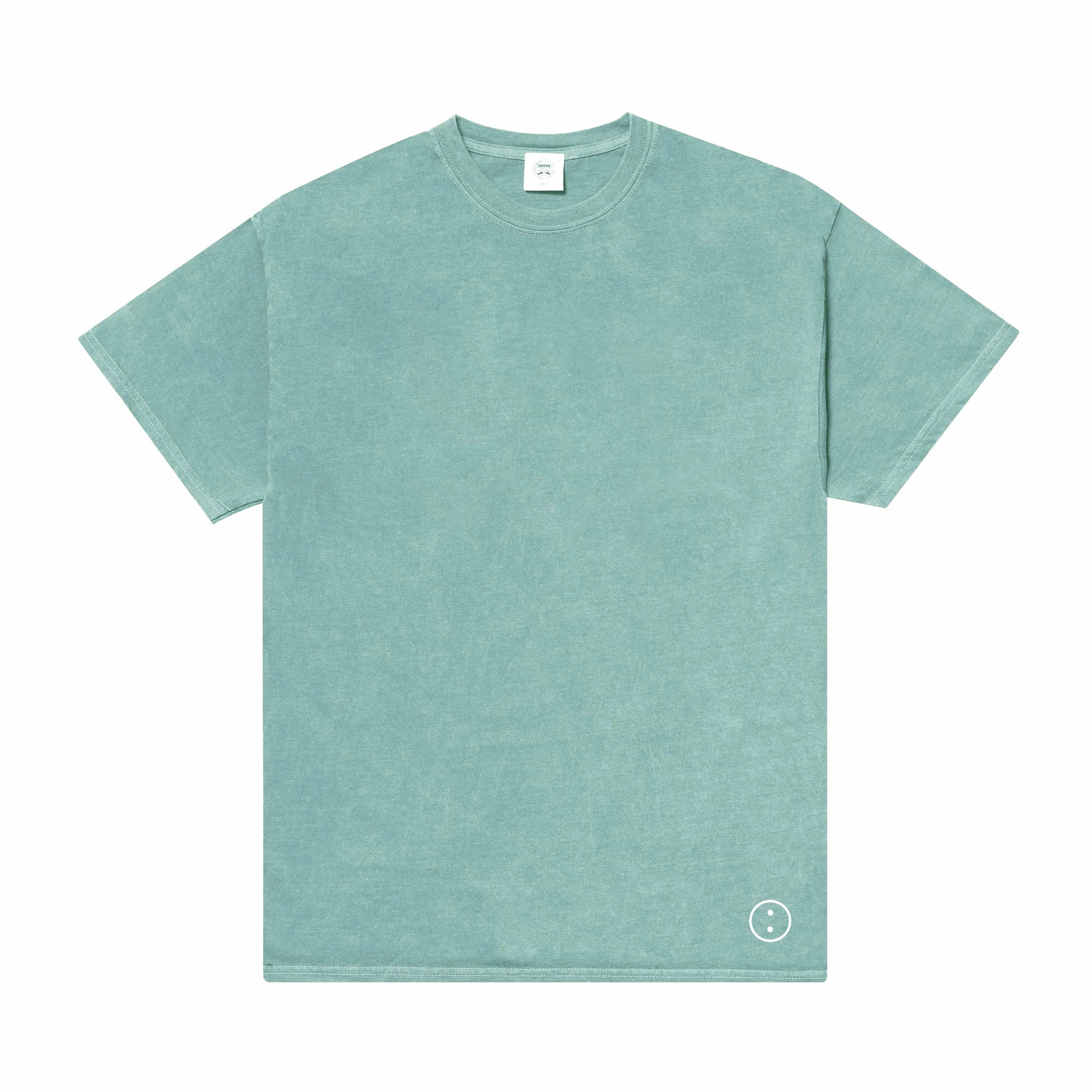 Fashion Ready Soft Wearable Essentials Vintage Washed Tee - Seafoam