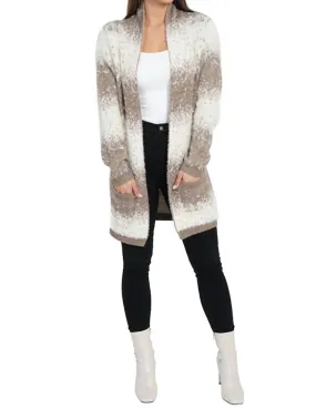 Dylan Cardigan In Beige Ultimate Layering