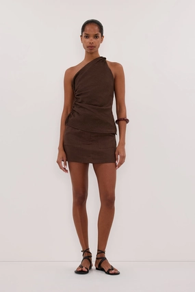 Active Motion Core Flex EVA BITTER CHOC LINEN SKORT