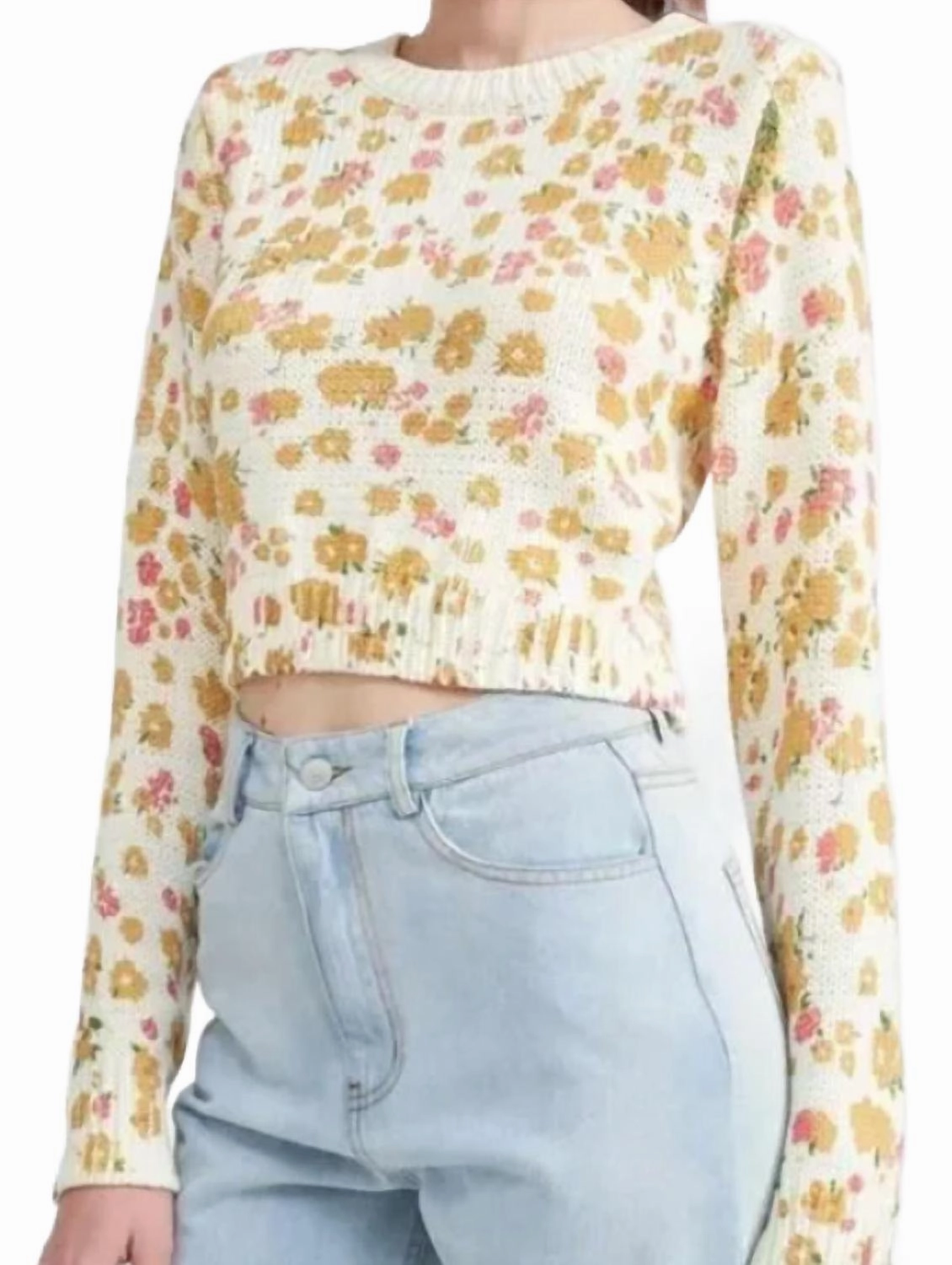 Everly Open Back Sweater In Multi Simple Chic Relaxed Comfort
