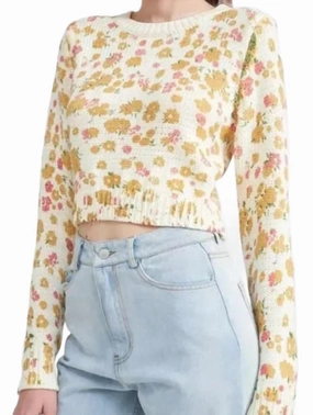 Everly Open Back Sweater In Multi Simple Chic Relaxed Comfort