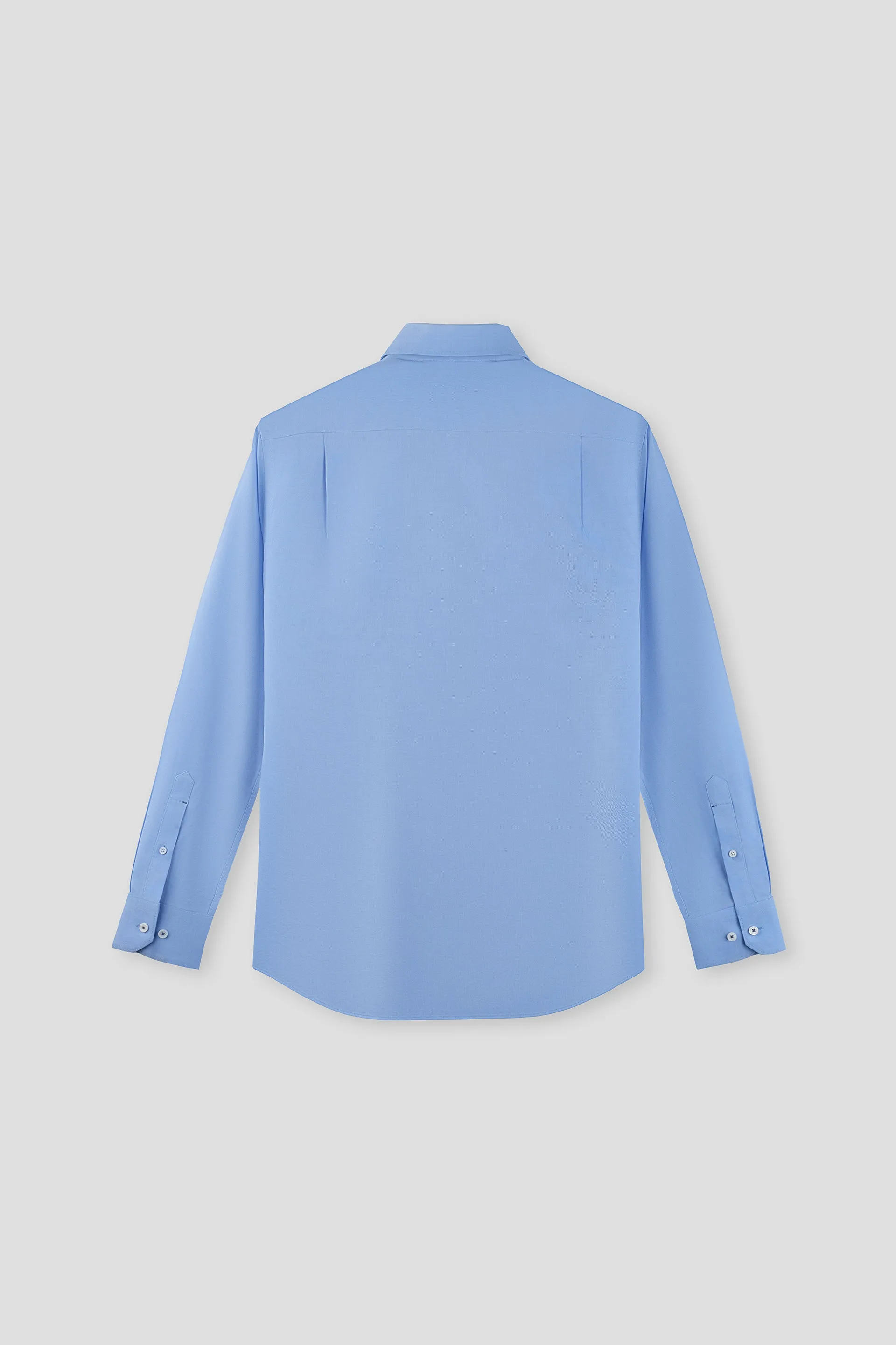 CottonSTRETCH Royal Oxford Dress Shirt | Blue 33244N Multipocket Style