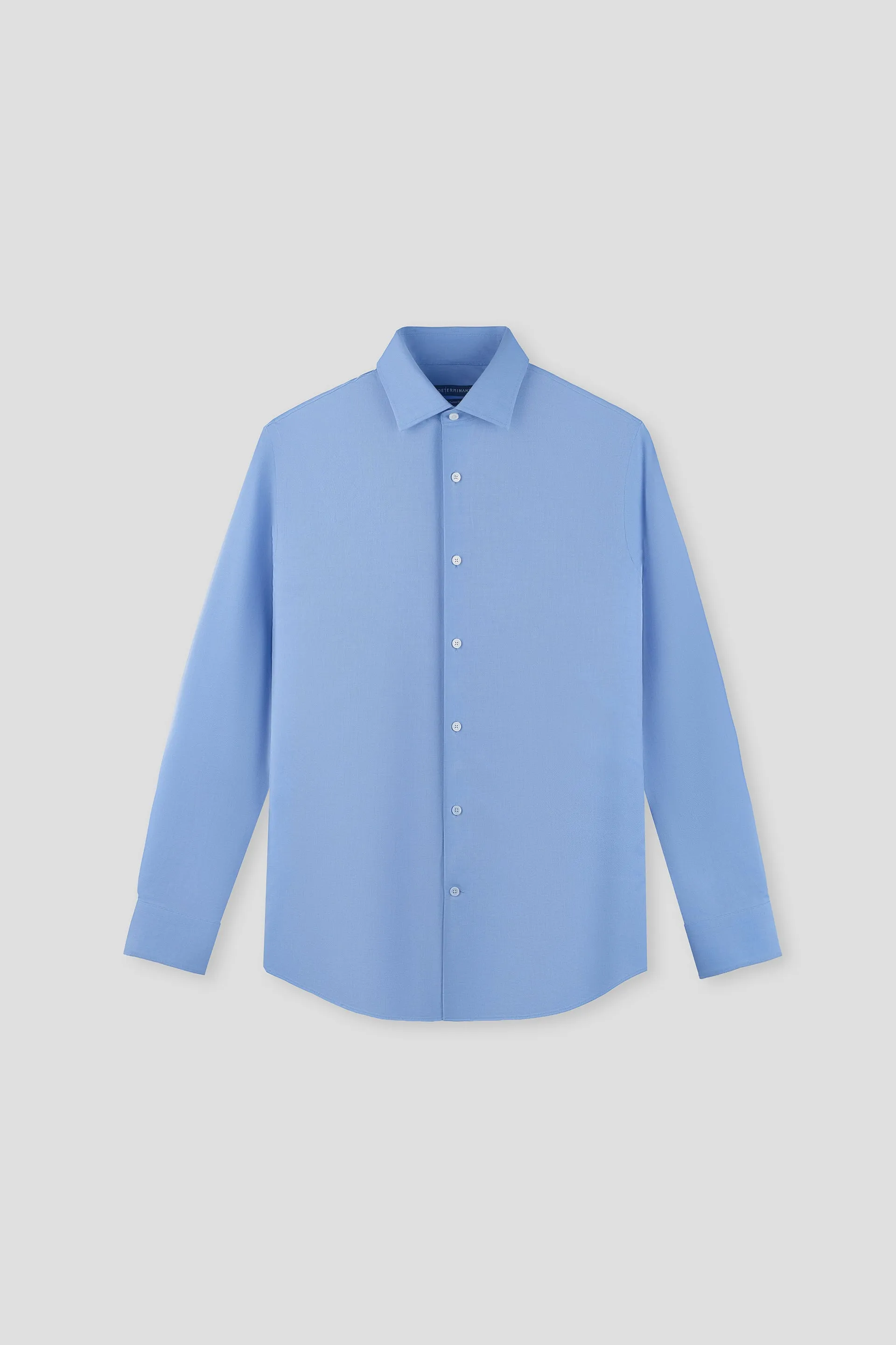 CottonSTRETCH Royal Oxford Dress Shirt | Blue 33244N Stretchable Material