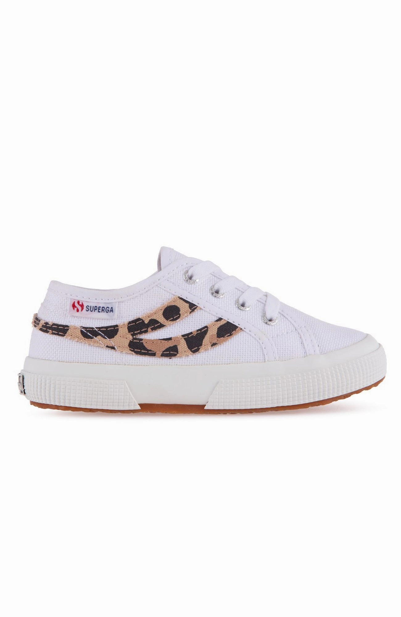 2953 Swallow Tail Cotton White Leopard Heel Stabilizer