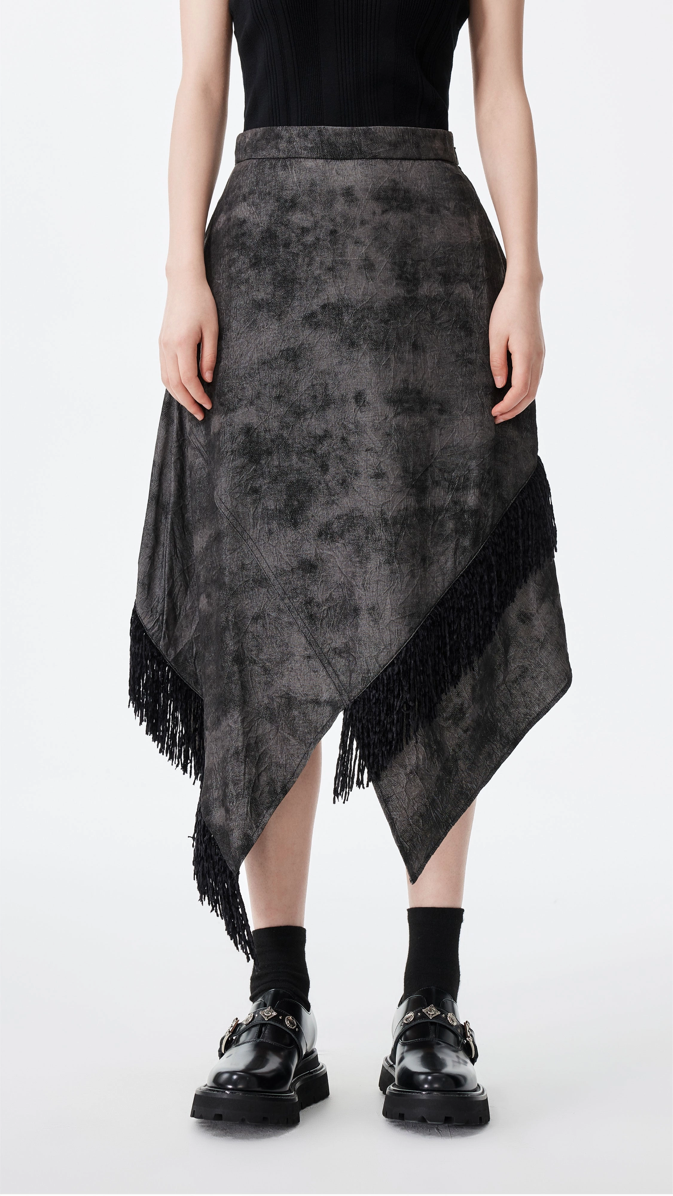 Western Faux Denim Pencil Skirt Style Preview Fashion Tones
