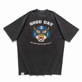 (ZT1506) Wrestler Tiger Graphic Tee Sleep