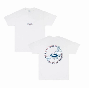 Personalized DISCO ONLY 'Play it Twice V1' Tee - White