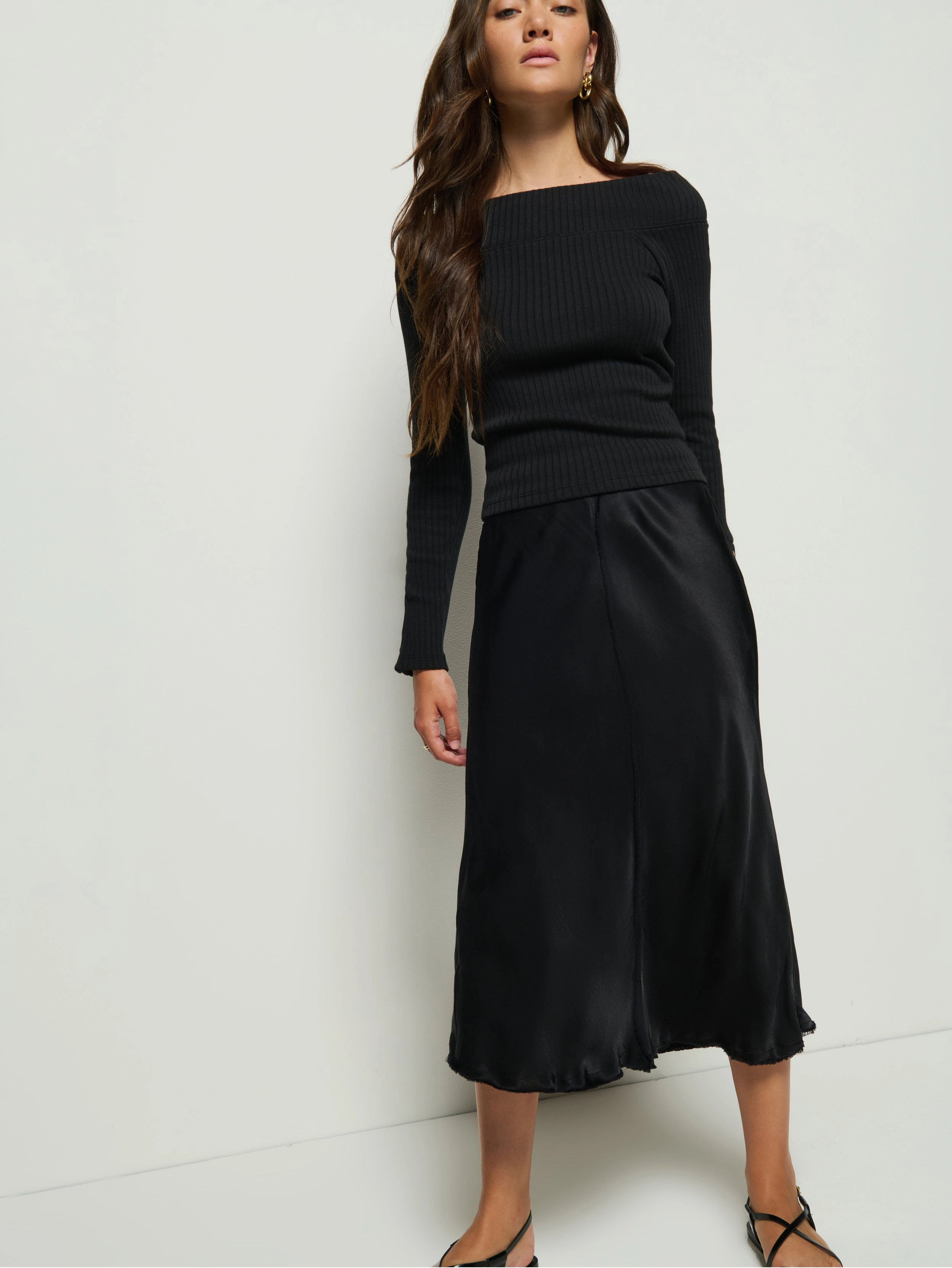 Romantic Vibe Fresh Fit Lola Bias Midi Skirt