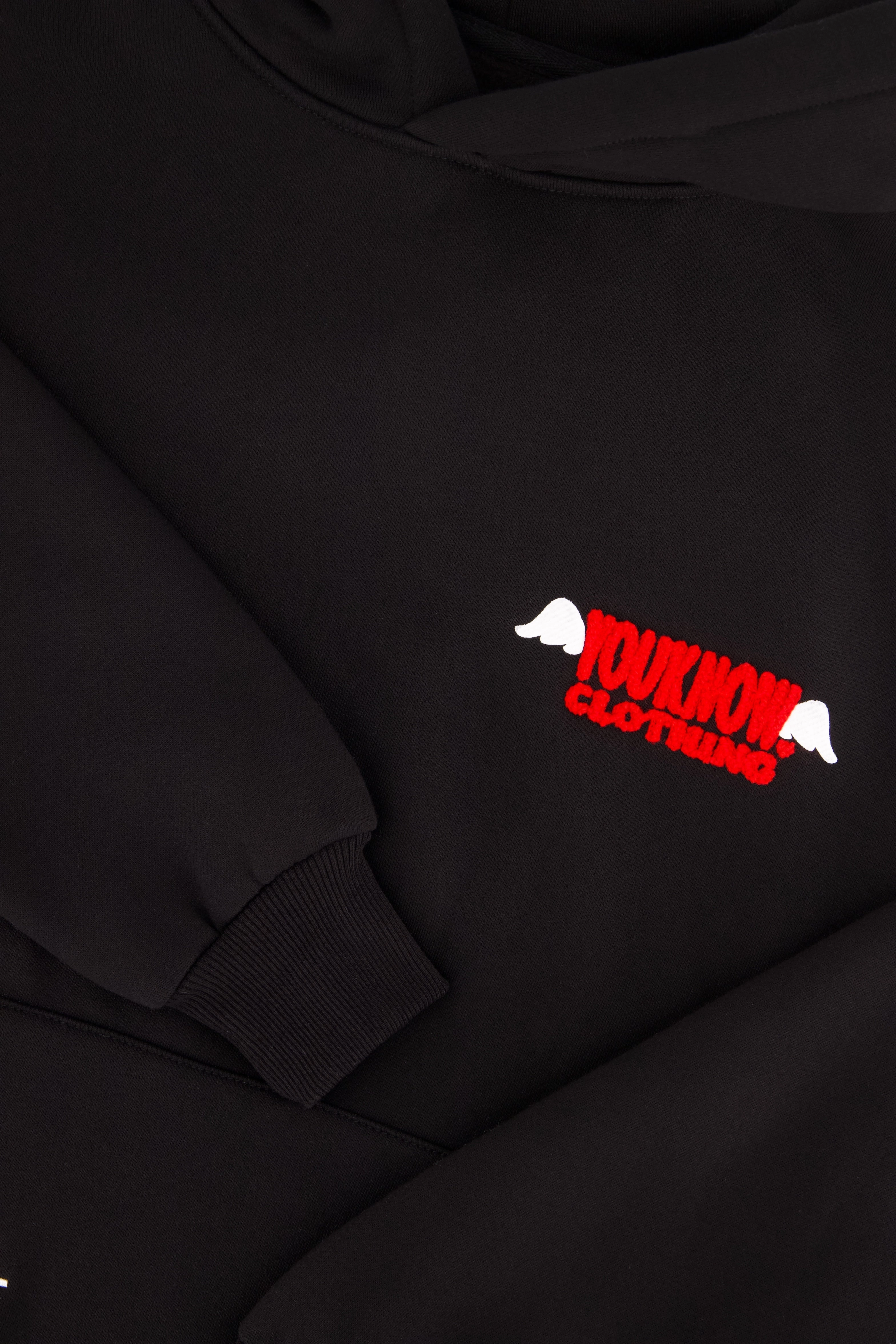 EVERYDAY LOVE HOODIE | Black Holiday Edition