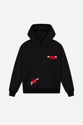 EVERYDAY LOVE HOODIE | Black Lynx like Low Profile Logo