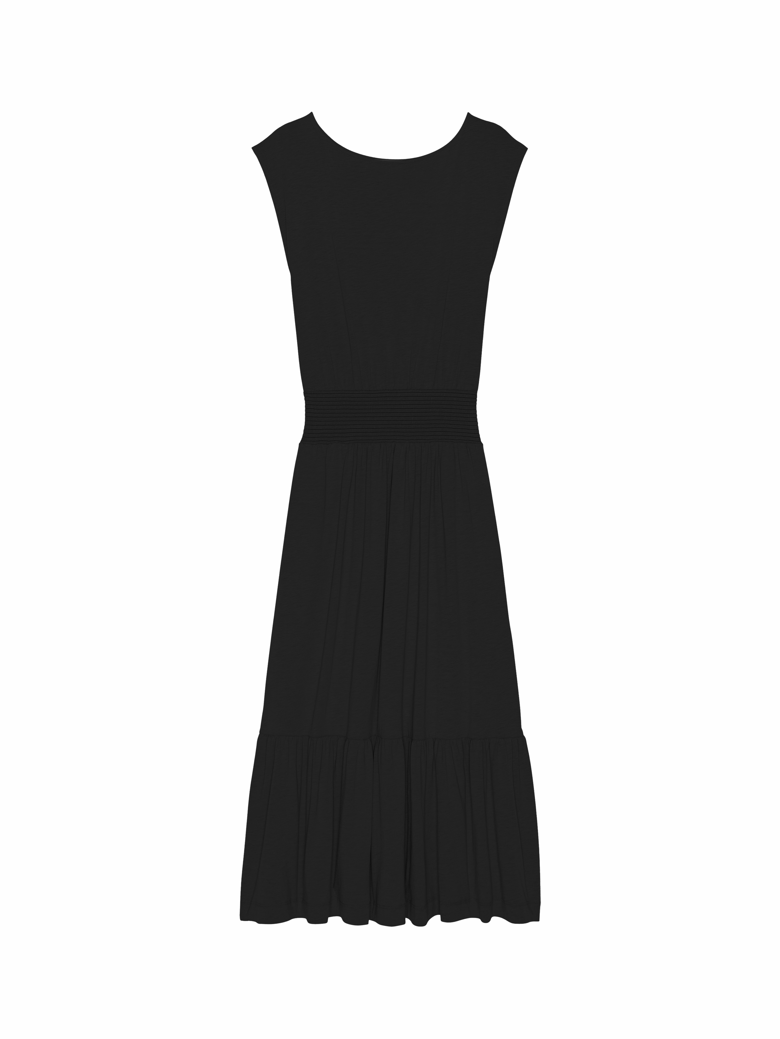 Sun-Protective Minimal Tone Evonne Maxi Dress