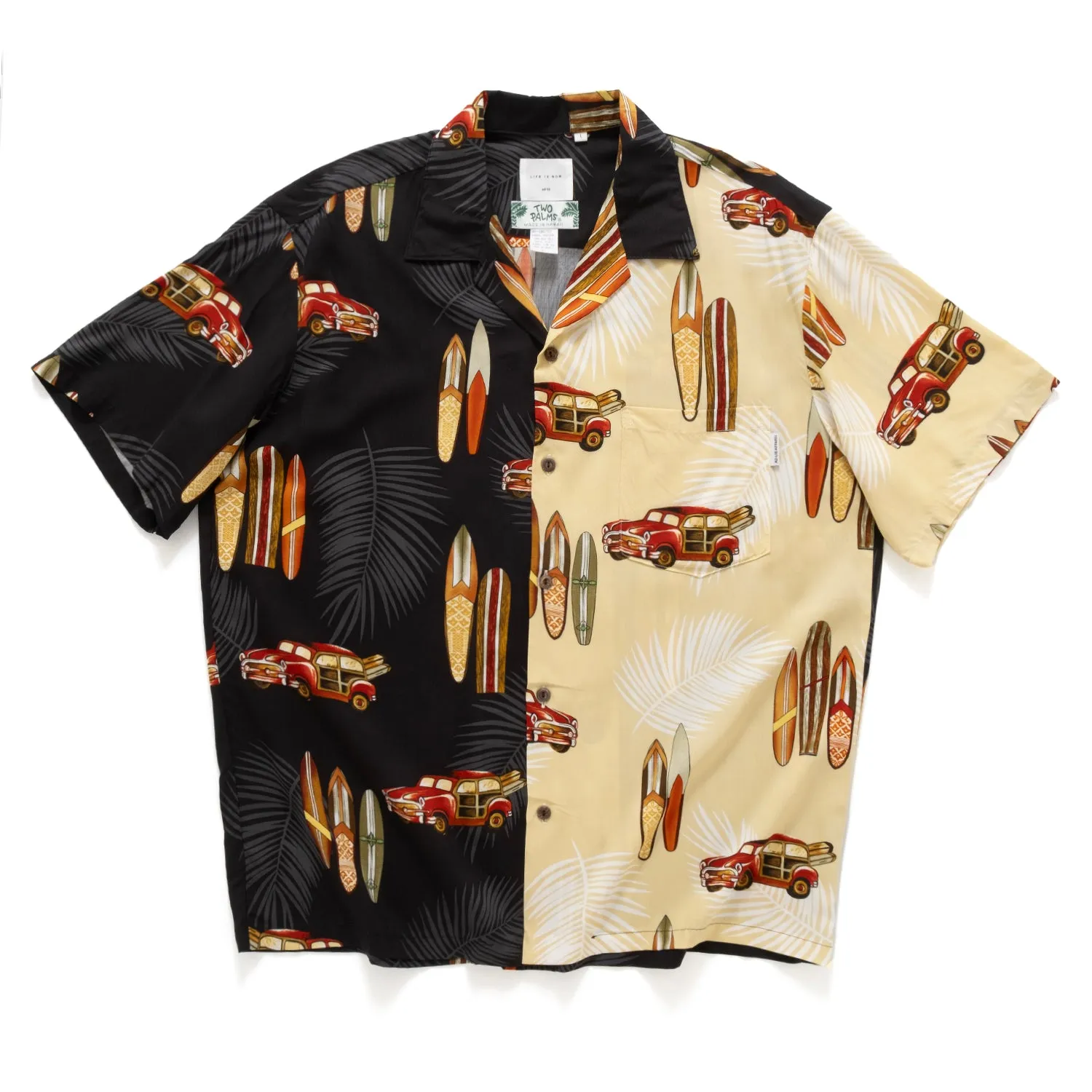 (EX476) Hawaiian Short Sleeve Shirt Lightweight texture Layering Piece