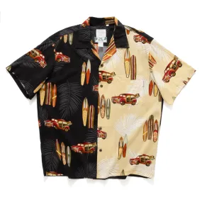 Moisture Management Tech Unstructured Shoulder (EX476) Hawaiian Short Sleeve Shirt