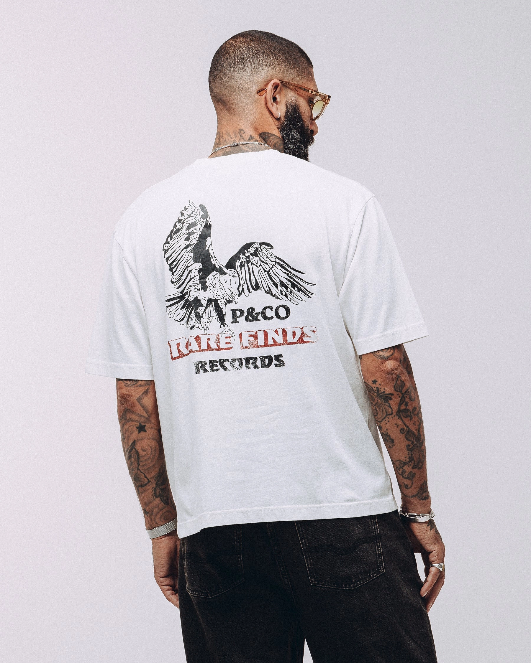 Seam Free Back Rare Finds Boxy T- Shirt - Off White
