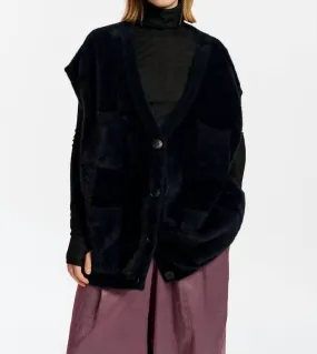 Knit Wearable Ezio Cardigan In Black