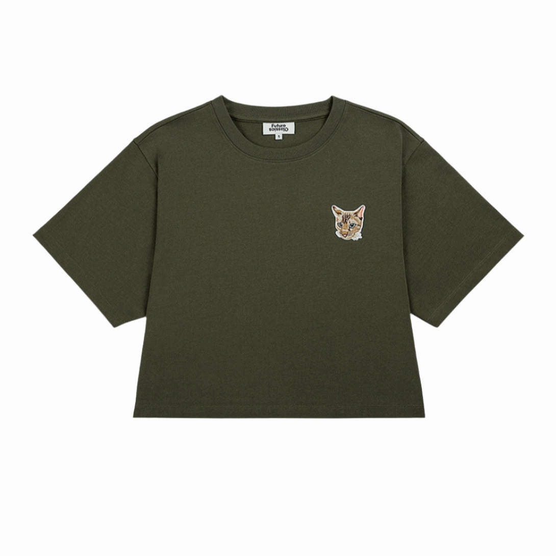Large Nova Cropped Tee Solid Color