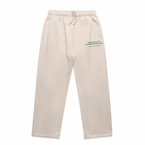 Vice 84 'Athletics' Cuffless Joggers - Bone Outdoor activities Minimal Waist