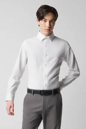 CottonSTRETCH Royal Oxford Dress Shirt | White WH001Z Edgy style