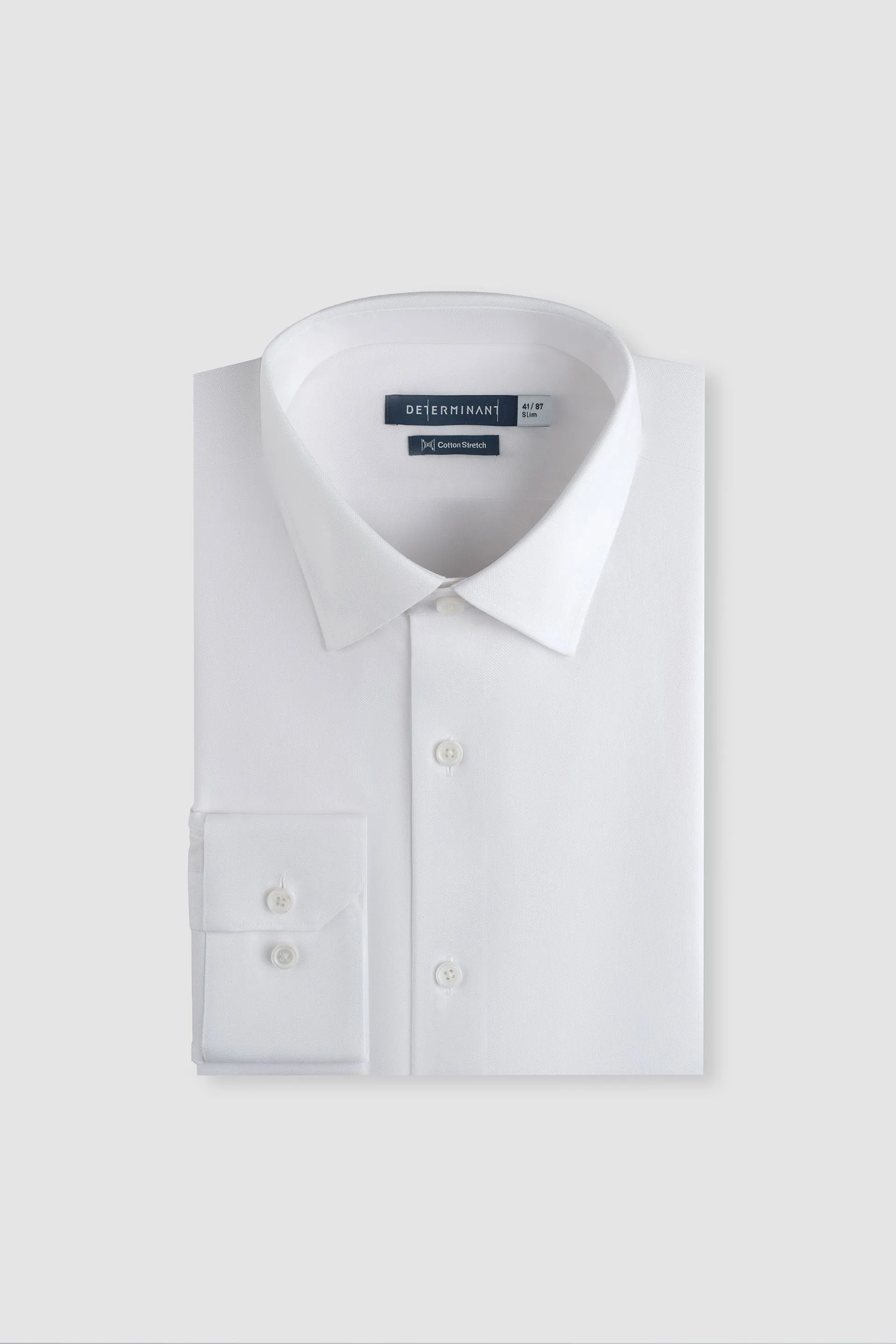 CottonSTRETCH Royal Oxford Dress Shirt | White WH001Z Mix-And-Match Versatile Clothing