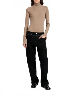 Comfort Knitwear Belle Top In Taupe