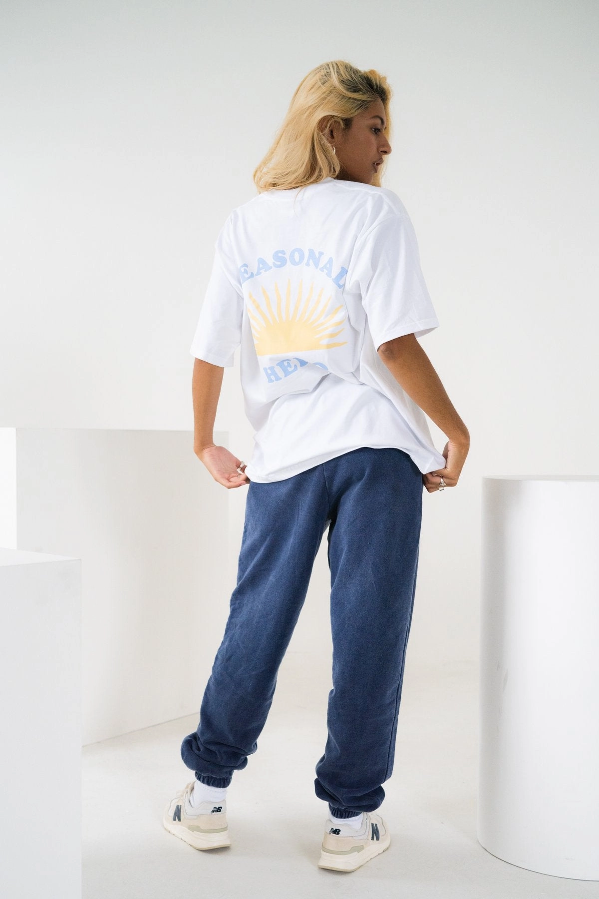 Seasonal Hero 'Morning Sun' Tee - White Soft and Cozy Anti Odor Treatment