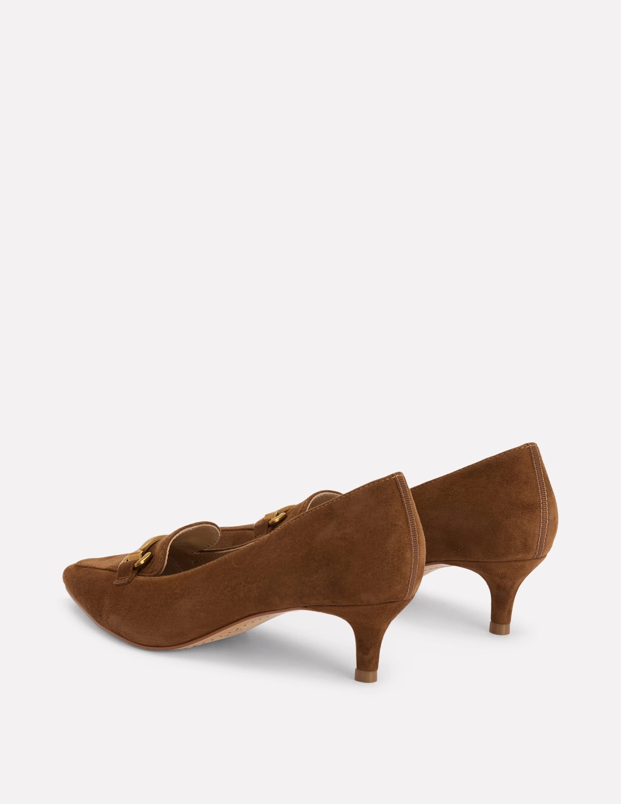 Platform Booties Iris Heel Snaffle Point Loafer-Raw Umber