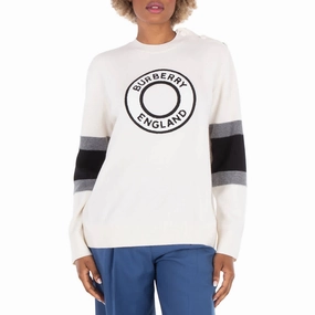 Outdoor Comfort Burberry Hadley Graphic Logo Applique Sweater
