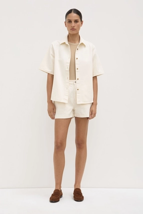 Boxy Denim Short Breathable Comfort