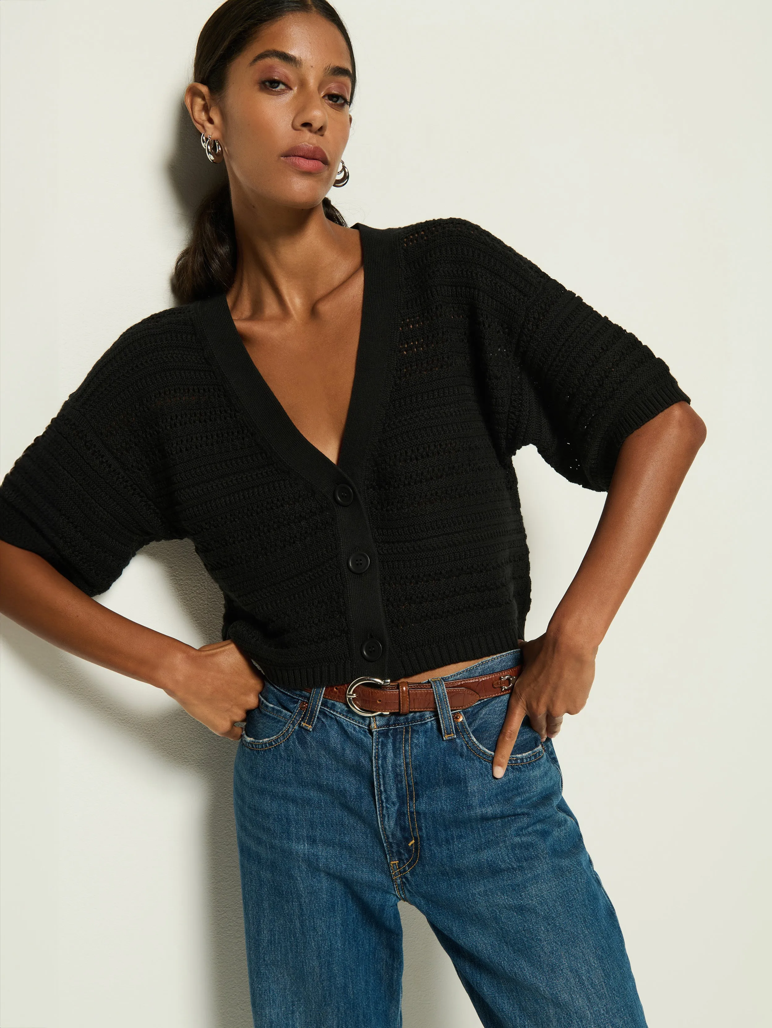 Tabby Crochet Cardi UV Protective Coating