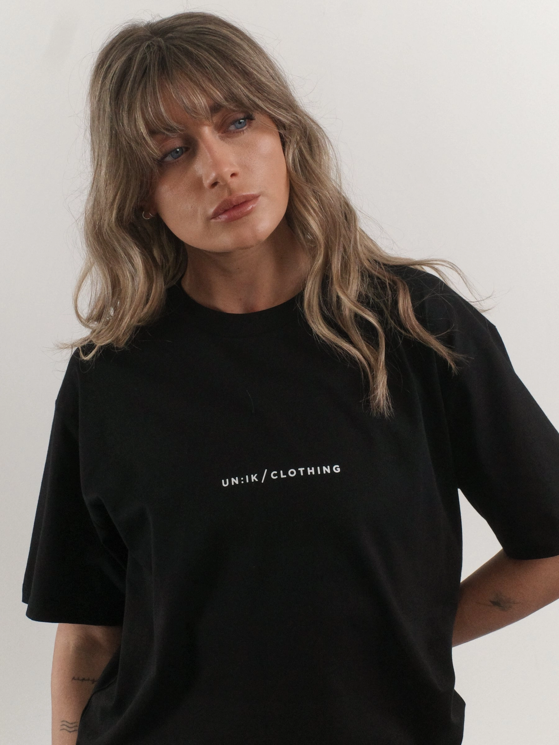 Essentials 'Premium Basics' Tee - Black DoubleLayeredCollar