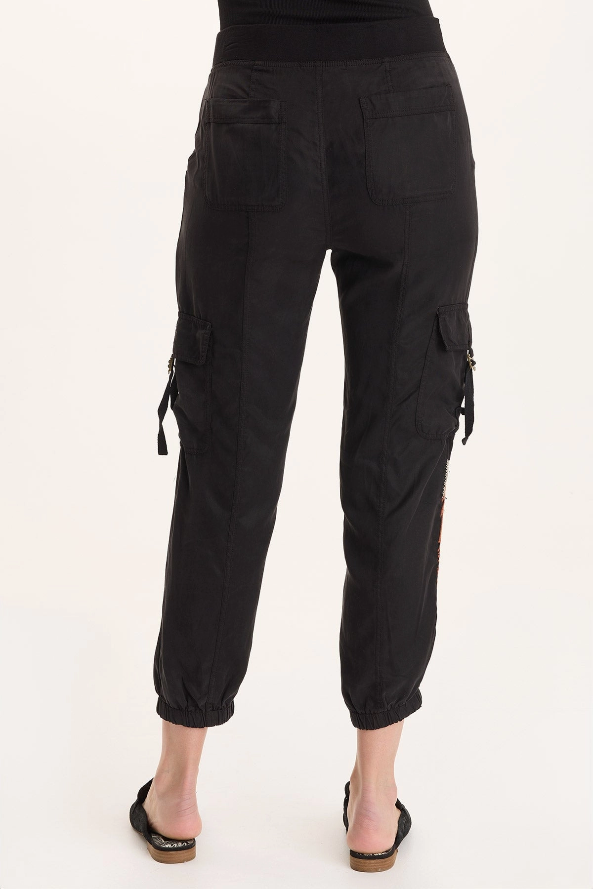 Durable Sole Darri Embroidered Pull-on Soft Twill Jogger