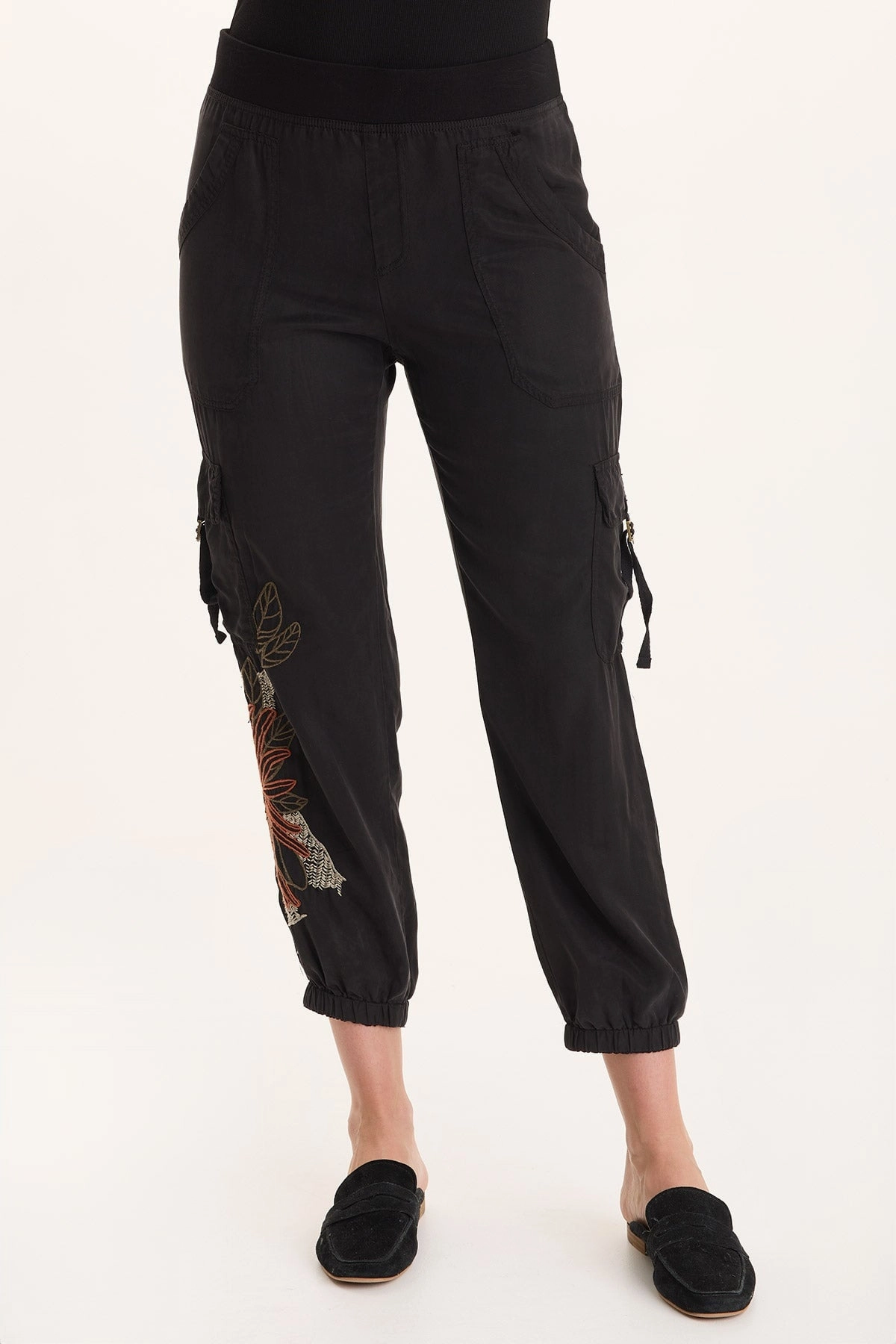 MoistureLockTechnology Darri Embroidered Pull-on Soft Twill Jogger
