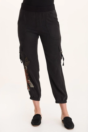 MoistureLockTechnology Darri Embroidered Pull-on Soft Twill Jogger
