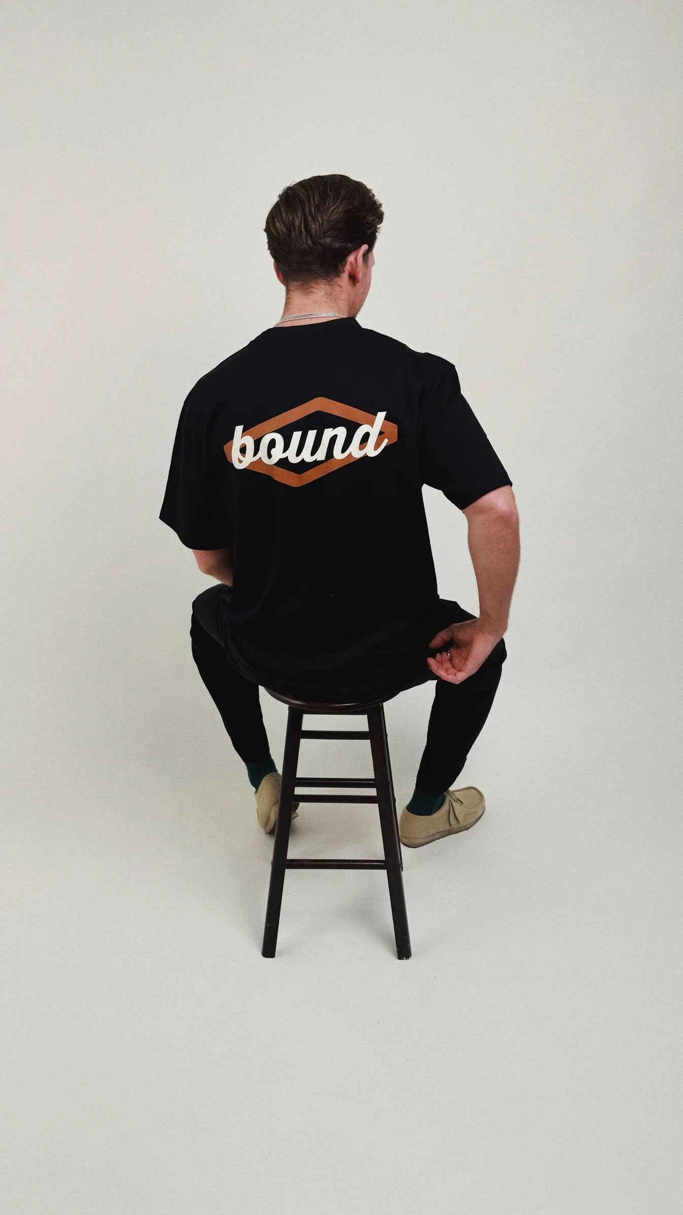Sporty Design bound 'Hatch' Heavy Tee - Black
