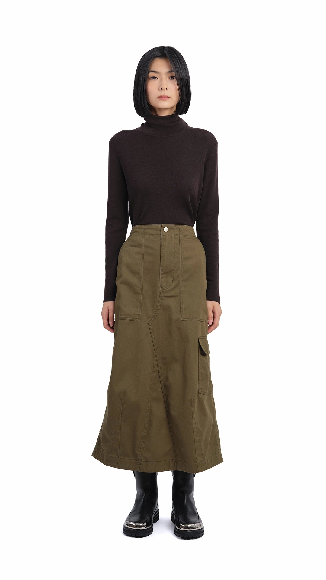 Fatigue Midi Skirt Quick Wear