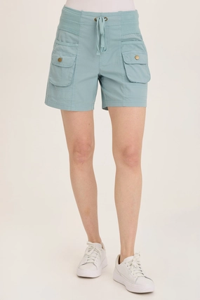 Felix Stretch Poplin Cargo Drawstring Short Beachwear