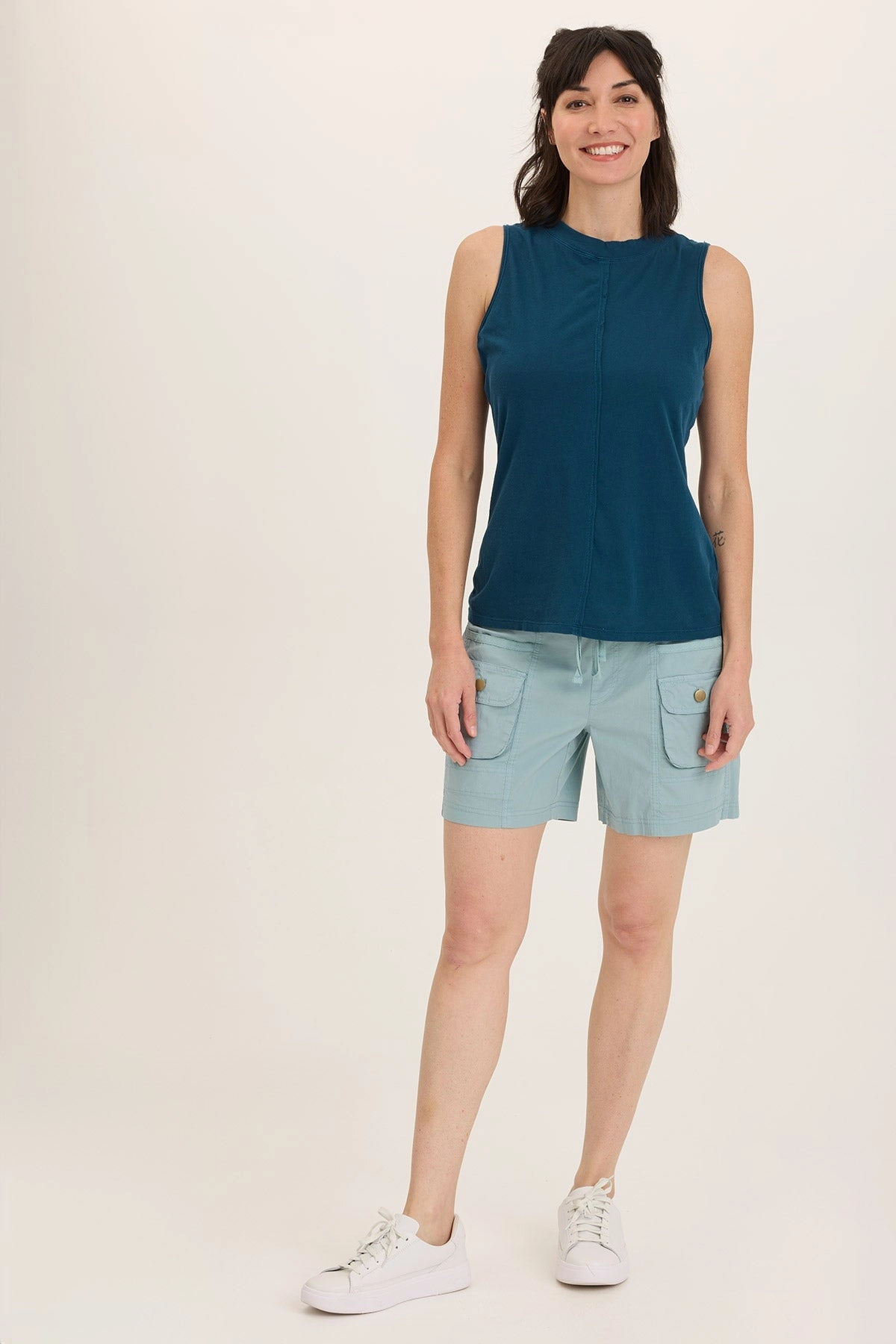 Felix Stretch Poplin Cargo Drawstring Short camping clothing