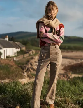 Soft Stretch Pimlico Cord Trousers-Nutmeg