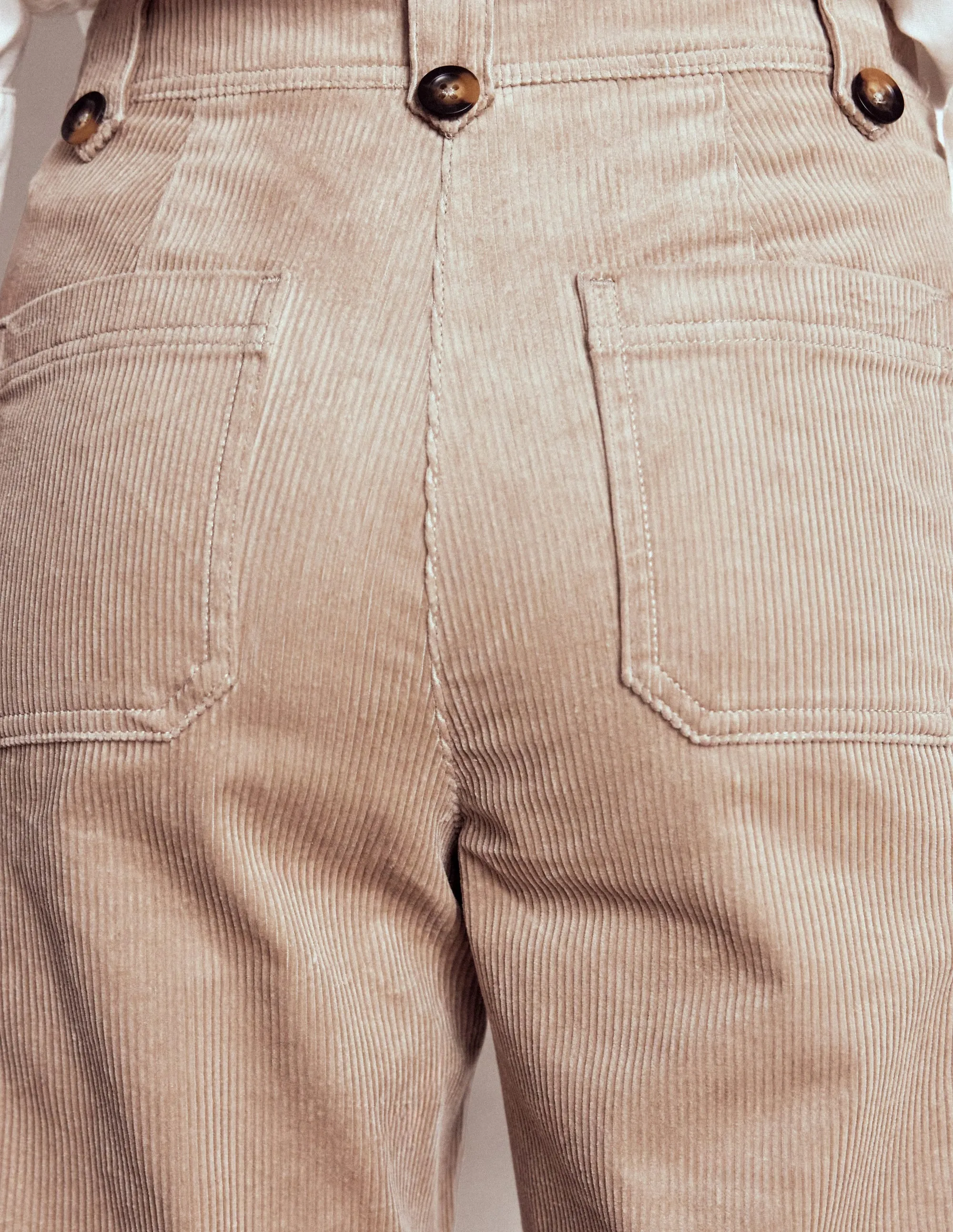 UVProtectiveLayer Comfort Focused Pimlico Cord Trousers-Nutmeg