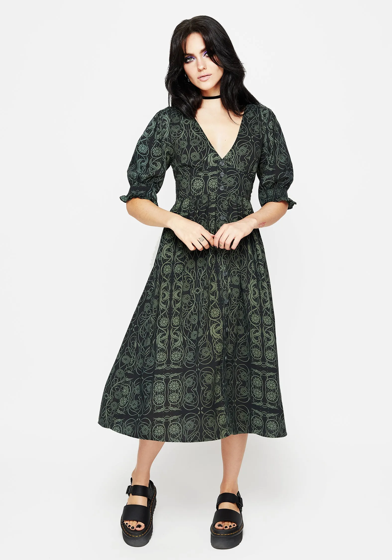 Fianna Midi Dress City Casual Smart and Elegant
