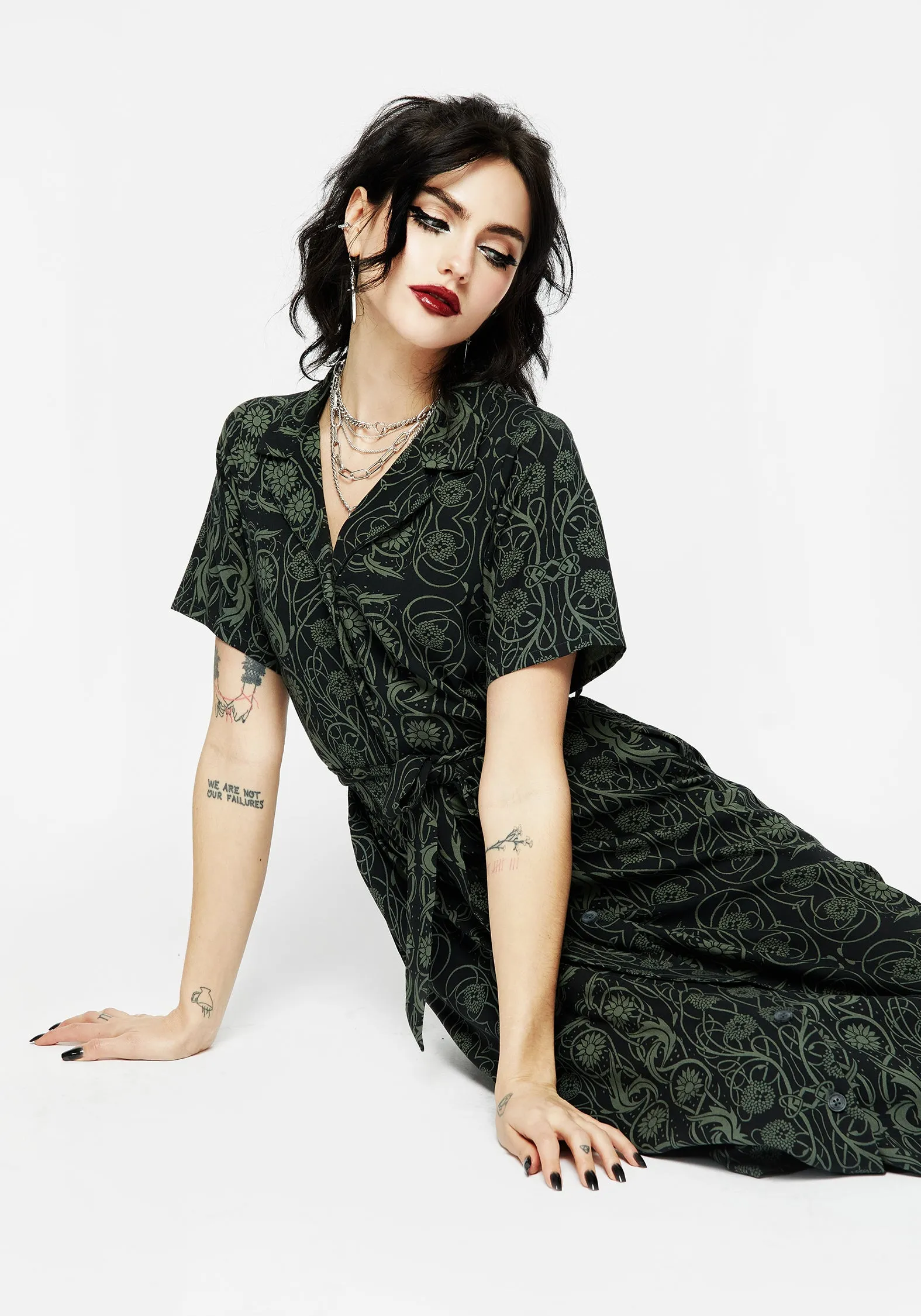 Polished Wear Warm Base Fianna Midi Shirt Dress