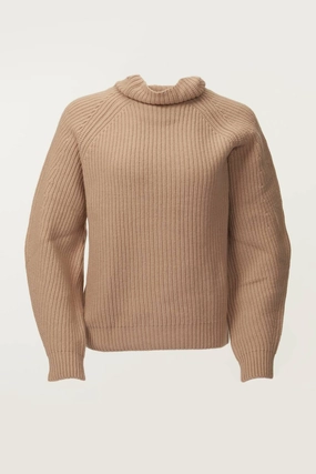 Fashionable Layer Chic Style Fiona Sweater In Camel