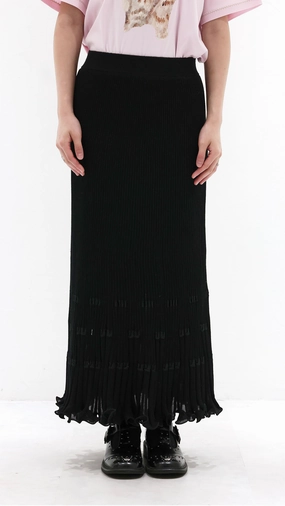 Weekend Vibes Date night Fish Tail Knit Skirt
