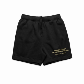 Vice 84 'Athletics' Jogger Shorts - Black Clean Aesthetic